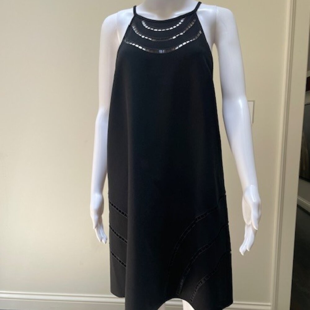 NWT Trina Turk Black Sleeveless Dress Size 12